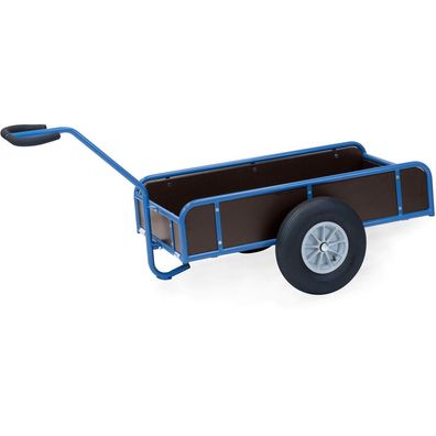 Fetra Handwagen mit Waenden 250mm hoch 795x445mm Ladeflaeche Vollgummibereifung