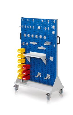 Kappes RasterMobil® mobiler Arbeitsplatzschrank Groese #4 1580x1000x500mm 4x Lochpl