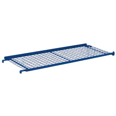 VARIOfit Drahtgitterboden, neigbar fuer Etagenwagen 1615x635mm RAL 5010 Enzianblau