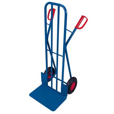 VARIOfit Stahlrohrkarren 250kg Traglast mit groser Schaufel Luftbereifung