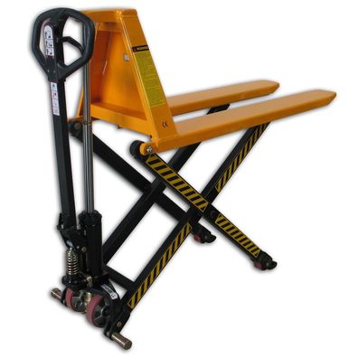 qteck Scherenhubwagen SHW 1100mm Gabellaenge 85-810mm Hubhoehe 1500kg Tragkraft