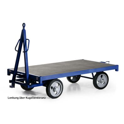 Bako Logistiksysteme Industrie-Anhaenger mit Kugellenkkranz 5t Traglast Luftbereifun