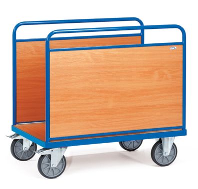 Fetra Multivario Ballenwagen mit Buchendekor 1000x600mm Ladeflaeche Baukasten-System