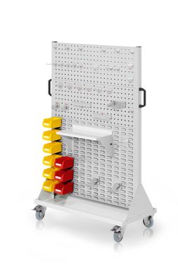 Kappes RasterMobil® mobiler Arbeitsplatzschrank Groese #4 1580x1000x500mm 4x Lochpl