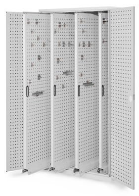 Kappes ®RasterPlan Vertikalschraenke 1950x1000x600mm Modell 83 Lochplattentueren li