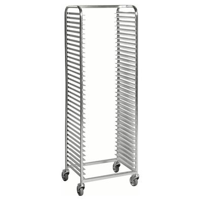 Kongamek Tablettwagen 600x440x1880mm verzinkt fuer 36 Tabletts ohne Bremse