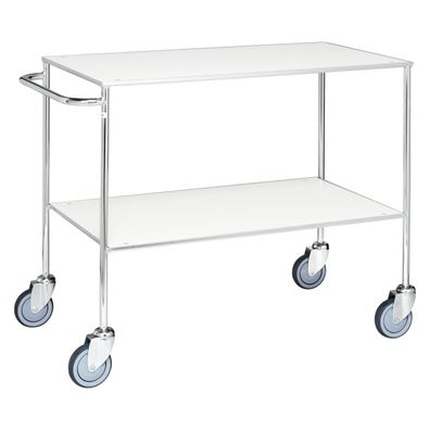Kongamek Tischwagen voll verschweisst mit verzinktem Rahmen 1000x580x850mm in weiss