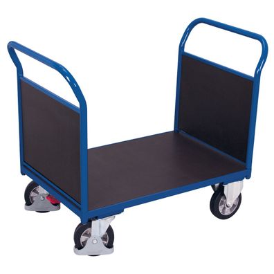 VARIOfit Doppel-Stirnwandwagen mit Siebdruckplatte 1000kg Tragkraft 1195x800mm Enzia