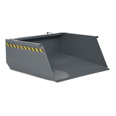 RR Industrietechnik Staplerschaufel Typ RS-75 1390x1615x550mm 750dm3 RAL 7005 Mausgr