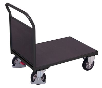 VARIOfit Stirnwandwagen mit Siebdruckplatte 1000kg Tragkraft 1025x700mm Anthrazitgra