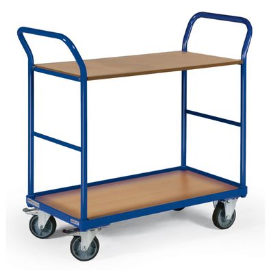 Bako Logistiksysteme Etagenwagen F250 mit 2 Schiebegriffen und 2 Ladeflaechen 850x50
