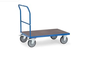 Fetra Schiebebuegelwagen mit wasserfester Siebdruck Plattform Ladeflaeche 850 x 500