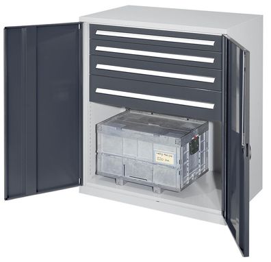 Kappes Schwerlast-Beistellschraenke ohne Mitteltrennwand 1110x1000x600mm Modell 62 V