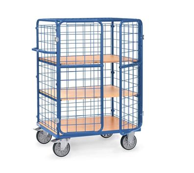 Fetra Etagenwagen mit Fluegeltueren Ladeflaeche 1.000x600mm
