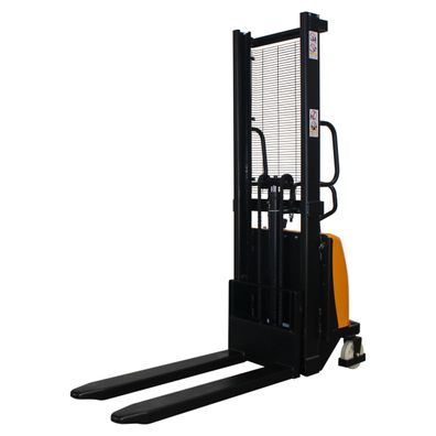 qteck Semi-Elektrischer Hochhubwagen HSE-Serie 1150mm Gabellaenge Nylon/Tandem 1500k