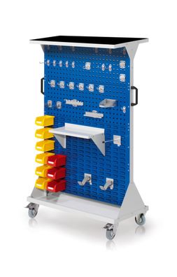 Kappes RasterMobil® mobiler Arbeitsplatzschrank Groese #4 1580x1000x500mm 4x Lochpl