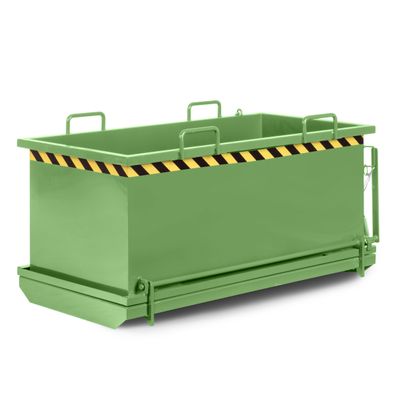 RR Industrietechnik Klappbodenbehaelter Typ RKB 1650x850x845mm 750dm3 RAL 6011 Resed