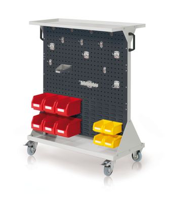 Kappes RasterMobil® mobiler Arbeitsplatzschrank Groese #3 1270x1000x500mm 32-teilig