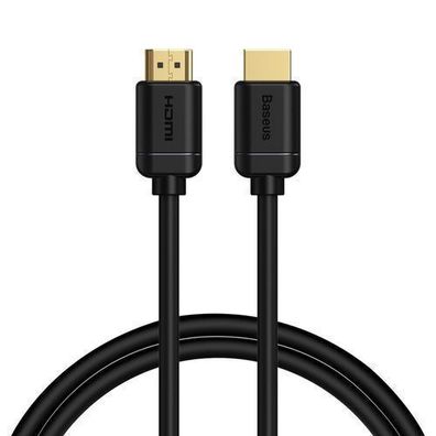 Baseus HDMI 2.0 Kabel 1m Schwarz - 4K 60Hz 3D HDR Unterstützung, 18Gbps (CAKGQ-A