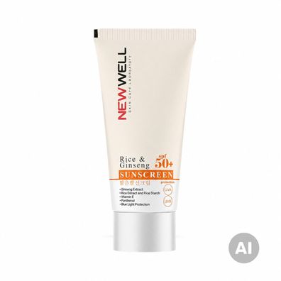 Newwell Rice & Ginseng Sunscreen SPF50+ (50ml)