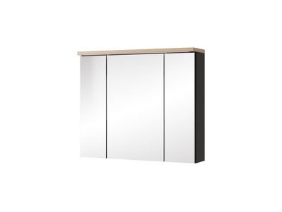 Badezimmerschrank Swing 58 Badschrank 80 x 68 x 20 cm Spiegel LED