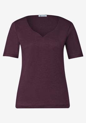 Street One Heart Neck Shirt Ada 1/2 Arm