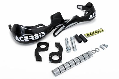 Handprotektoren Rally Pro mit Anbauteile Protektoren handguards schwarz
