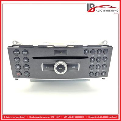 Radio NAVI CD Player A2049006202 Mercedes C-KLASSE S204 C180 Kompressor Mercedes