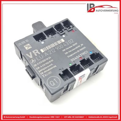 Steuergerät Tür Vorne Re A2129004302 Mercedes C-KLASSE S204 C200 CDI TEMIC