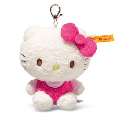 Steiff Anhänger Hello Kitty 10cm weiss pink 024818 Plüsch Stofftier