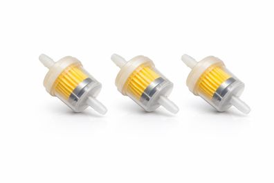 3x Benzinfilter 6 mm Kraftstofffilter Vorfilter Mofa Moped Roller Auto Traktor
