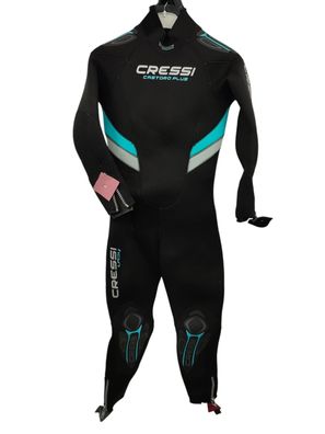 Cressi Castoro Lady Monopiece Tauchanzug 7 mm schwarz aquamarin XS