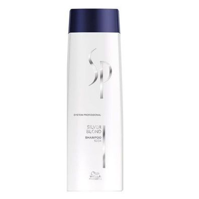 Wella SP Silberblond Shampoo, 250ml - Kühles Blond & Silberglanz für strahlende