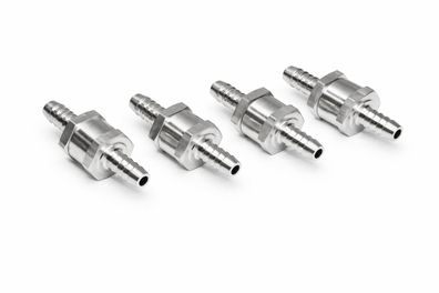 Rückschlagventile 4x Ø 8 mm fuel check valve Diesel Kraftstoff Boot Traktor Auto