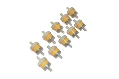 10x Benzinfilter 6 mm Kraftstofffilter Vorfilter Mofa Moped Roller Auto Traktor