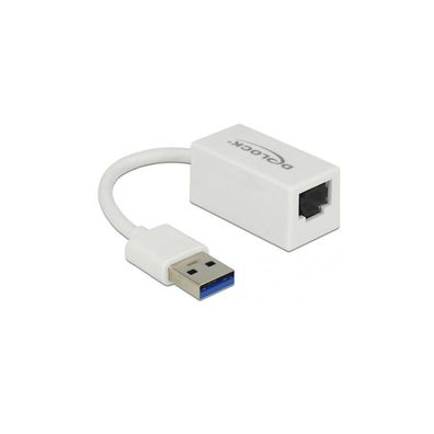 DELOCK Adapter SuperSpeed USB-A St > Gigabit LAN komp. Weiß