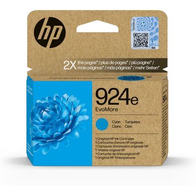 HP EvoMore 4K0U7NE Tintenpatrone cyan No. 924e