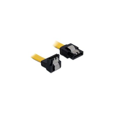 Delock DELOCK SATA-Kabel SATA III -> SATA down St/St 0.50m gelb Cli
