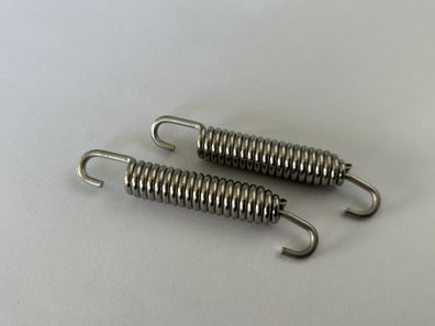 2x Auspufffeder Krümmerfeder Feder 65 mm Enduro Cross Motorrad Moped ATV