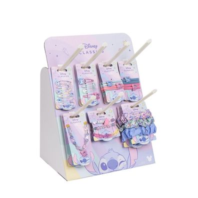 Disney Lilo & Stitch Haaraccessoires Display mit 72 Artikeln – 7 Sorten