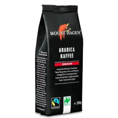 Mount Hagen bio & fair Arabica Kaffee gemahlen, 250g