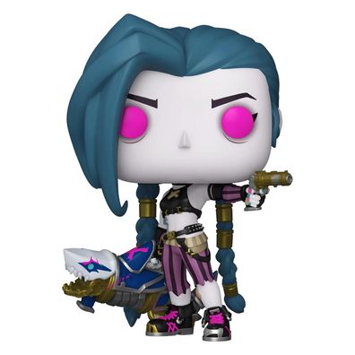 Funko POP! Jinx mit Fishbones | Arcane Sammelfigur | 1602 | 9,5 cm