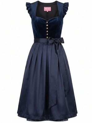 Dirndl Melora 70cm Länge marine - Größe: 44