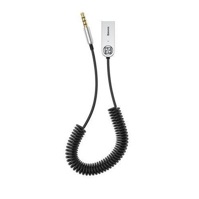 Baseus BA01 Bluetooth 5.0 Audioempfaenger, AUX Adapter, Klinkenanschluss, Schwarz