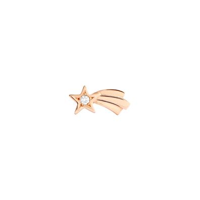 Dodo – DHC4003LSTARDB09R – KOMET-STERN-OHRRING AUS Roségold UND Diamant