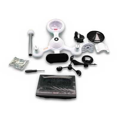 VEVOR 7-in-1 Funkwetterstation mit Außensensor 7,5 Zoll Farbdisplay RCC-Uhr