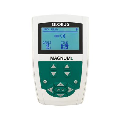 Globus Magnum L Magnettherapiegerät 8 Programme mit Therapieband Heimgebrauch