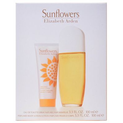Elizabeth Arden Sunflowers Eau De Toilette Spray 100ml Set 2 Artikel