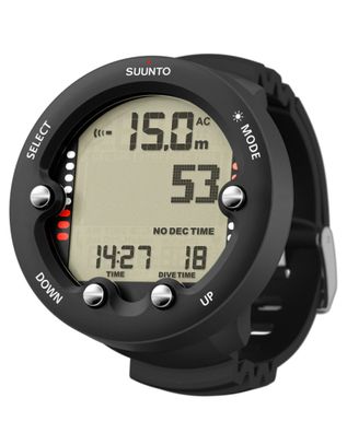 Suunto Zoop Novo Tauchcomputer Armbanduhr Unisex Schwarz mit USB-Anschluss