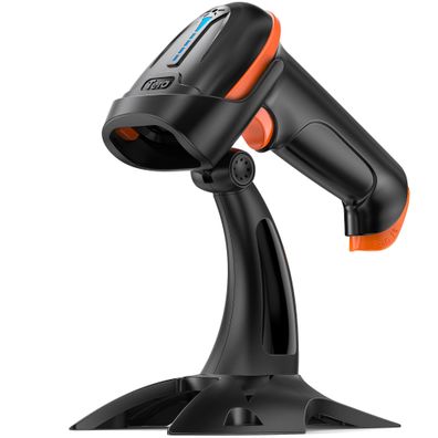 Tera Barcode Scanner 1D 2D QR kabellos 2.4GHz und USB Handscanner D5100
